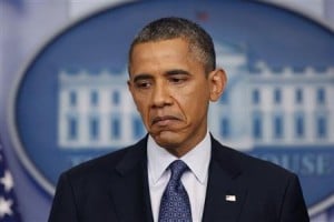 Obama sad
