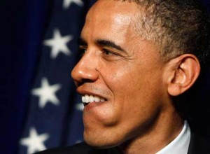 obama profile smile
