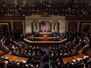 U.S. President Barack Obama delivers the State of the Union address to a joint session of Congress on Capitol Hill in Washington