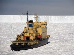 ice ship climate change global warming