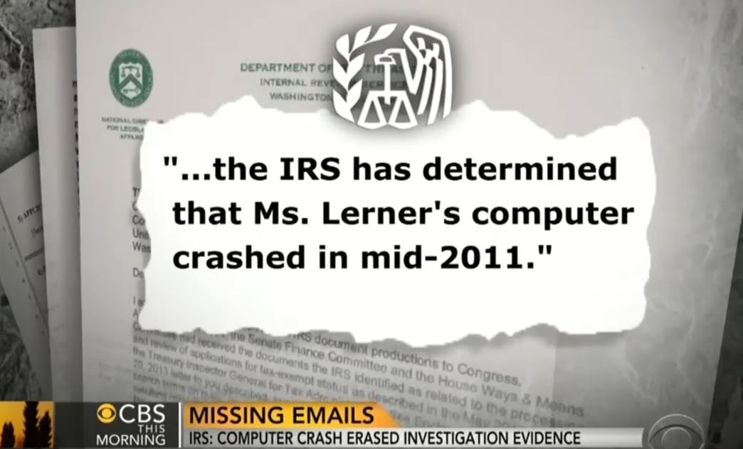 IRS scandal_lost emails_lois lerner