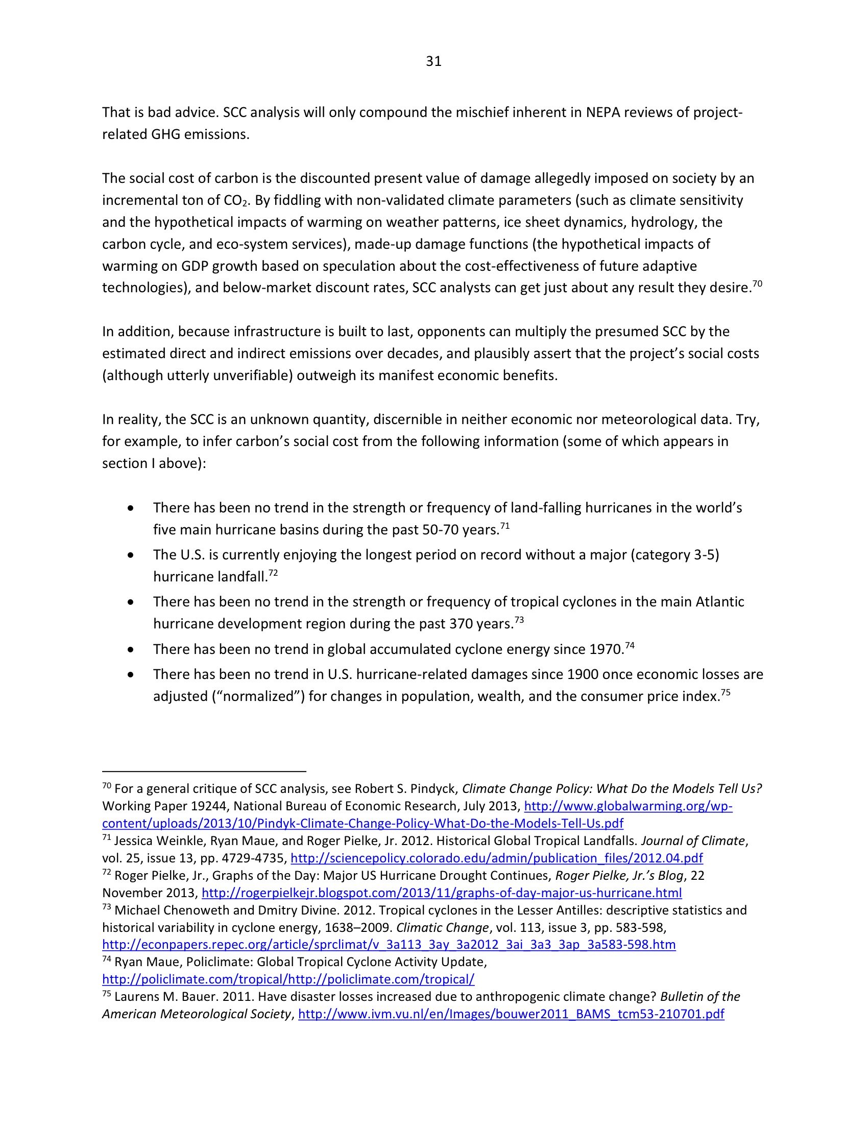Marlo Lewis Competitive Enterprise Institute and Free Market Allies Comment Letter on NEPA GHG Guidance Document 103-31